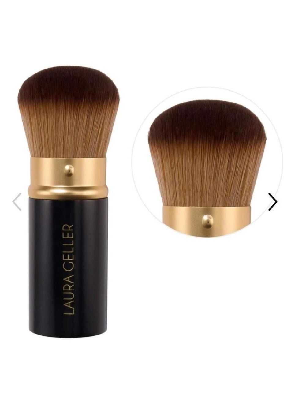Laura Geller Retractable Airbrush Kabuki Brush for Makeup Application New